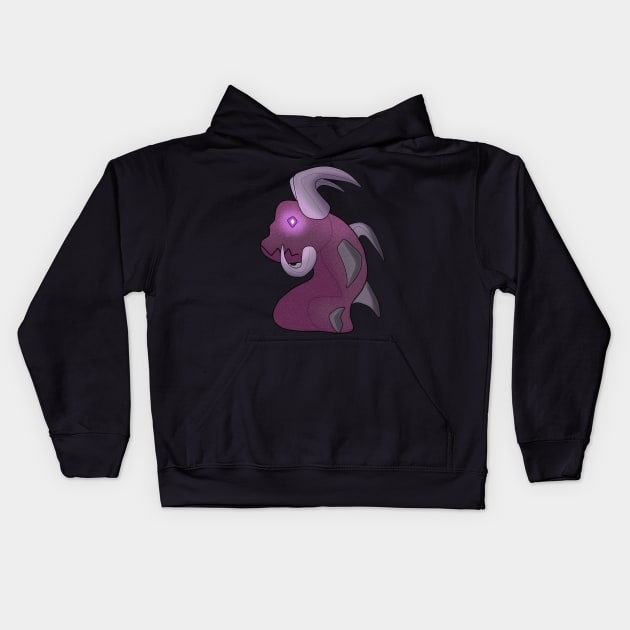 Pink Beast Kids Hoodie by Coat